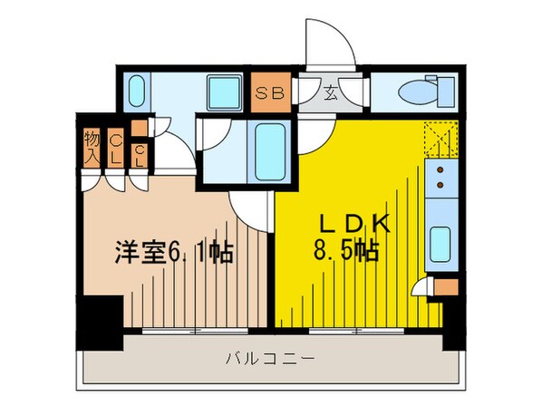 パークアクシス東陽町・親水公園の物件間取画像